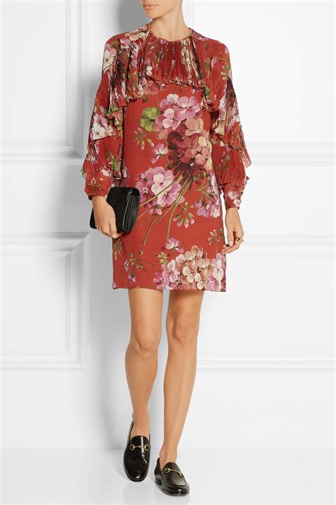 floral dress gucci|gucci mini dresses.